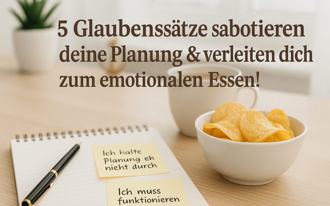 5 Glaubenssätze sabotieren deine Planung und verleiten dich zum emotionalen Essen!