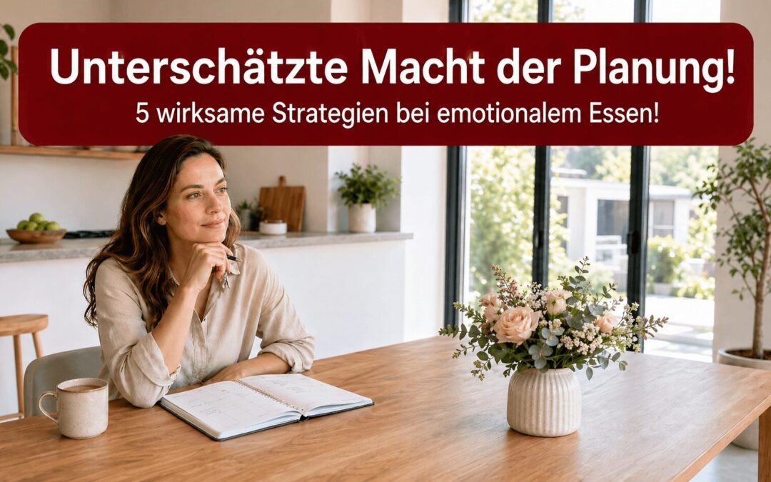 Unterschätzte Macht der Planung! 5 wirksame Strategien bei emotionalem Essen!